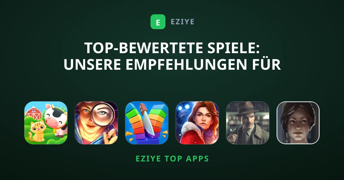 Top-Bewertete Spiele: Unsere Empfehlungen für Sie